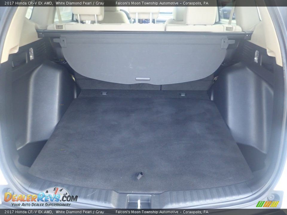 2017 Honda CR-V EX AWD White Diamond Pearl / Gray Photo #4