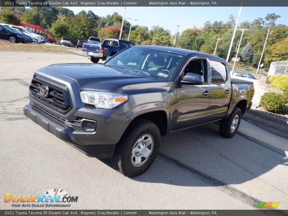 2021 Toyota Tacoma SR Double Cab 4x4 Magnetic Gray Metallic / Cement Photo #6