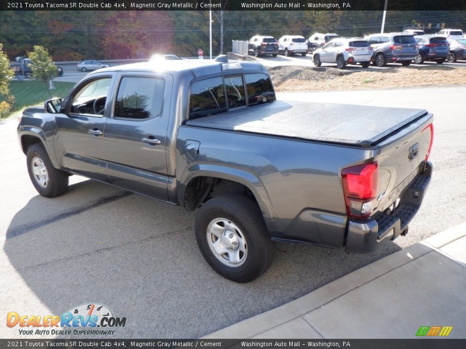 2021 Toyota Tacoma SR Double Cab 4x4 Magnetic Gray Metallic / Cement Photo #8