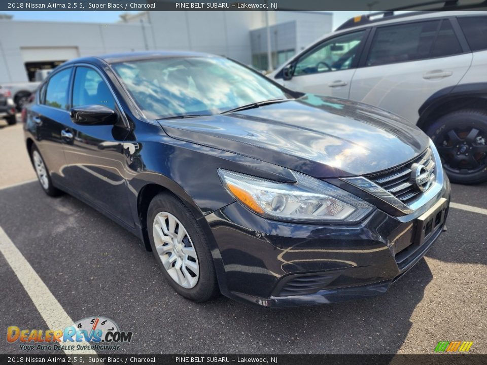 2018 Nissan Altima 2.5 S Super Black / Charcoal Photo #1