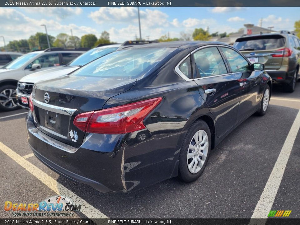 2018 Nissan Altima 2.5 S Super Black / Charcoal Photo #2