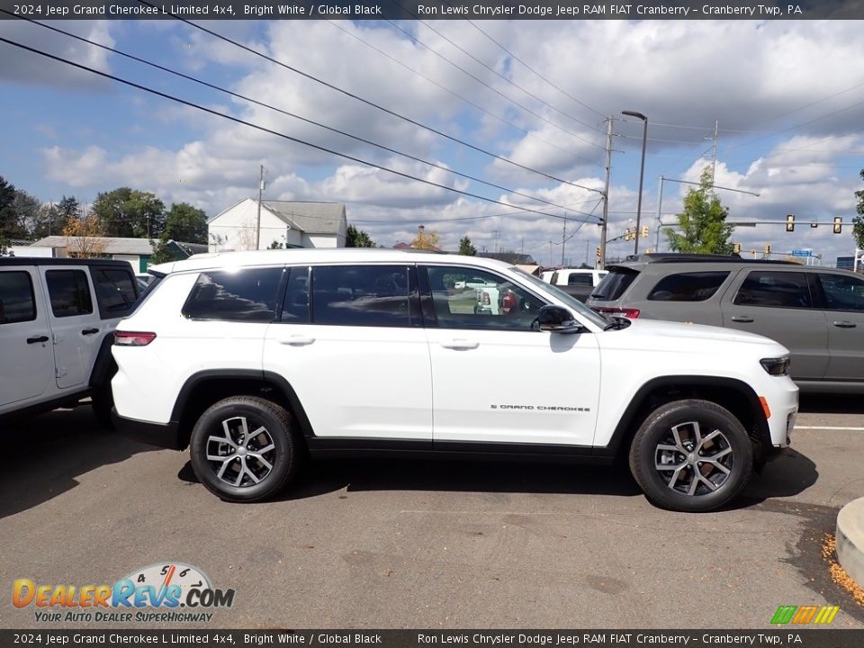 2024 Jeep Grand Cherokee L Limited 4x4 Bright White / Global Black Photo #5