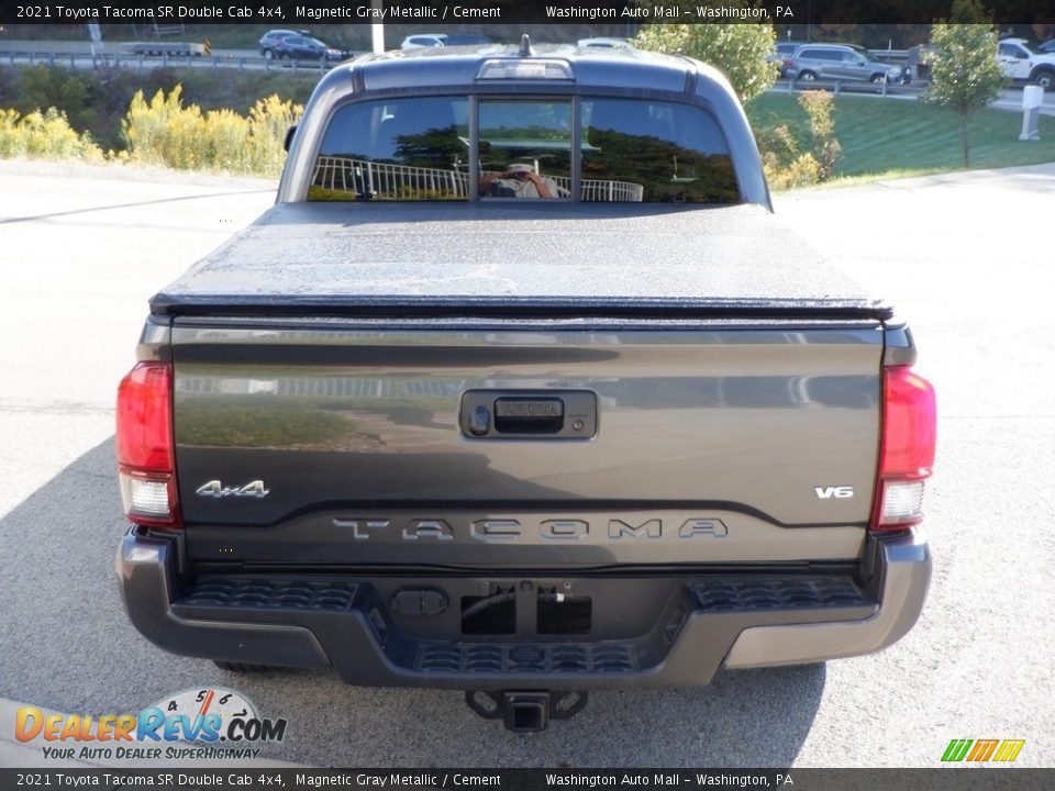 2021 Toyota Tacoma SR Double Cab 4x4 Magnetic Gray Metallic / Cement Photo #9