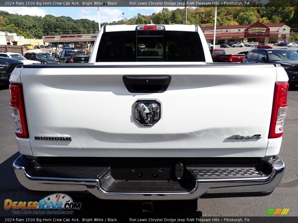 2024 Ram 1500 Big Horn Crew Cab 4x4 Bright White / Black Photo #4