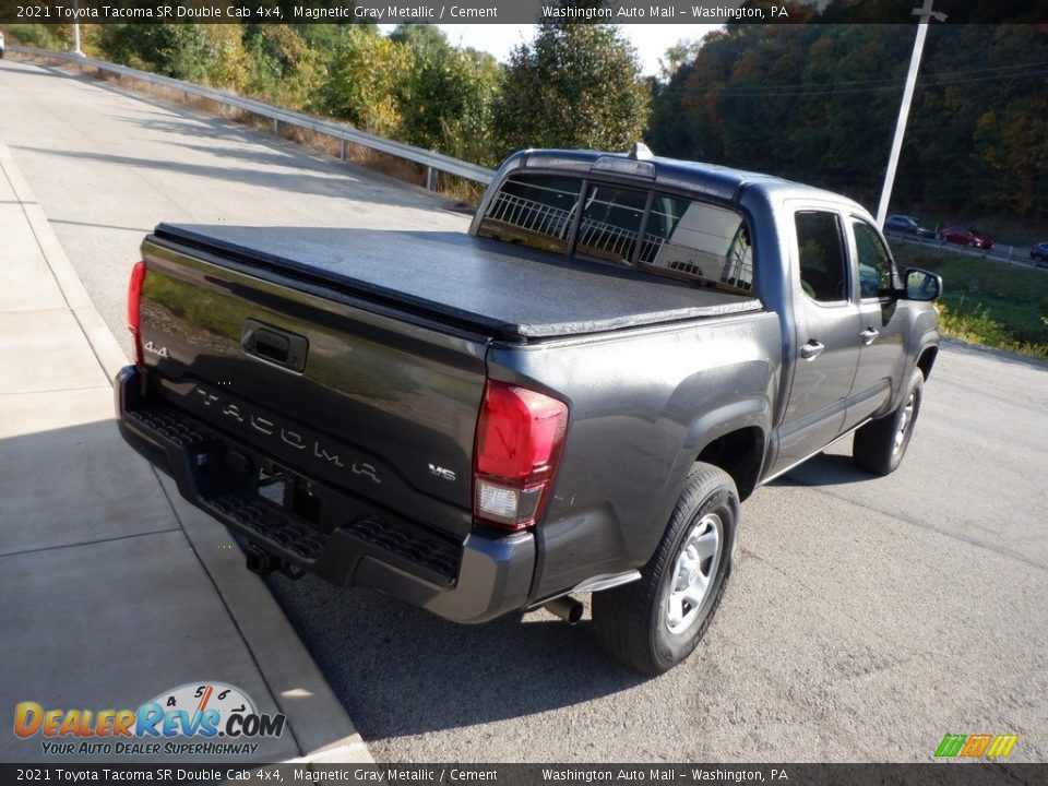 2021 Toyota Tacoma SR Double Cab 4x4 Magnetic Gray Metallic / Cement Photo #12