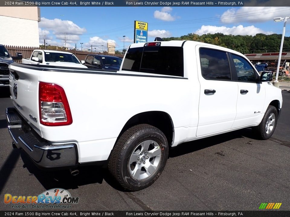 2024 Ram 1500 Big Horn Crew Cab 4x4 Bright White / Black Photo #7