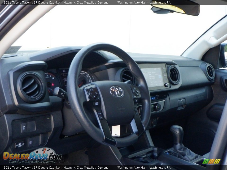 2021 Toyota Tacoma SR Double Cab 4x4 Magnetic Gray Metallic / Cement Photo #15