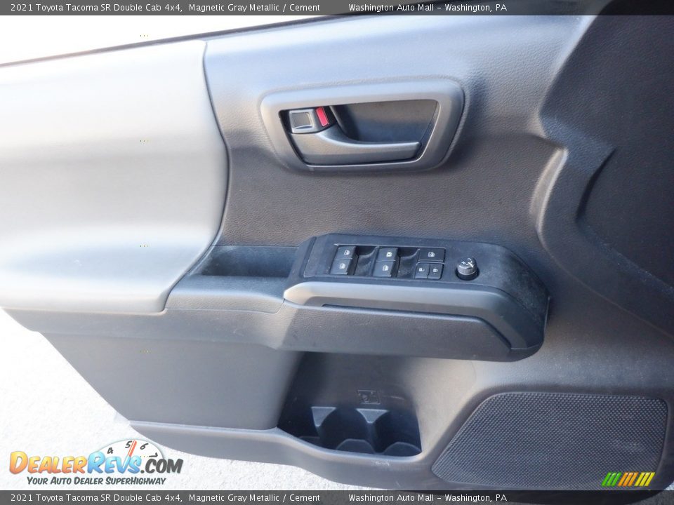 2021 Toyota Tacoma SR Double Cab 4x4 Magnetic Gray Metallic / Cement Photo #17