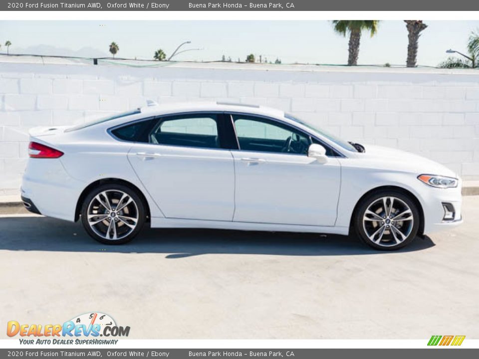 Oxford White 2020 Ford Fusion Titanium AWD Photo #10