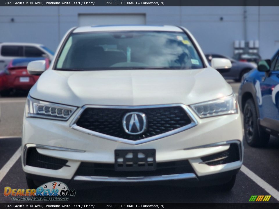 2020 Acura MDX AWD Platinum White Pearl / Ebony Photo #2