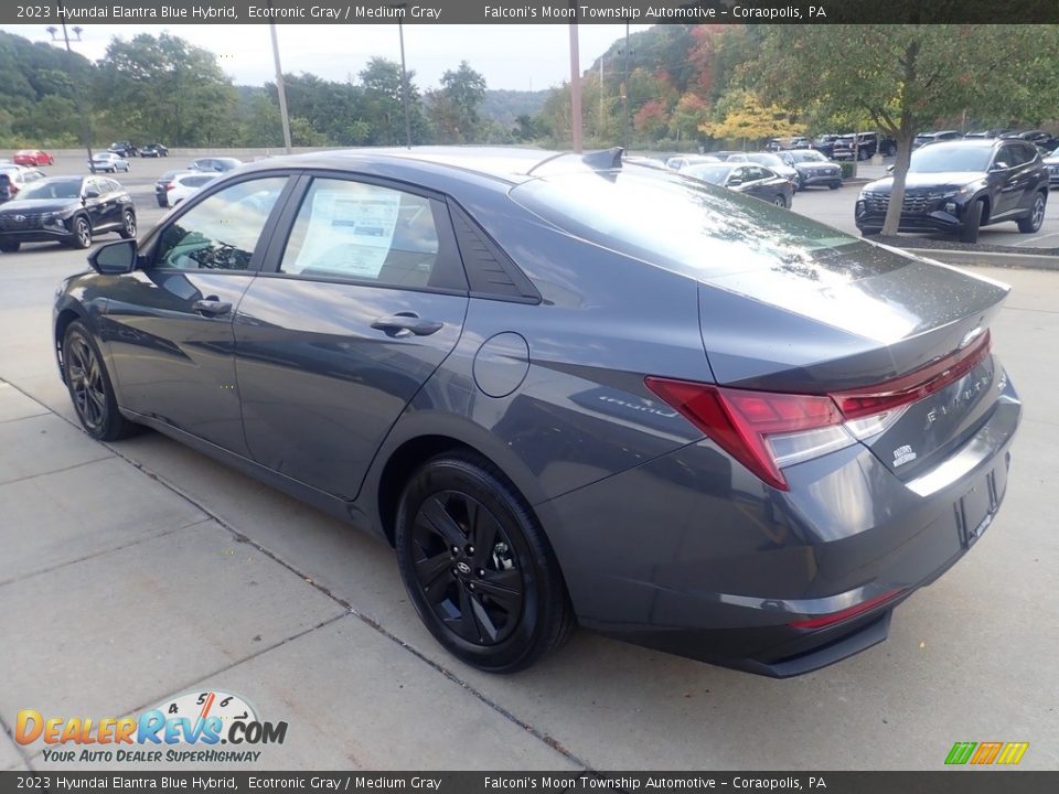 Ecotronic Gray 2023 Hyundai Elantra Blue Hybrid Photo #5