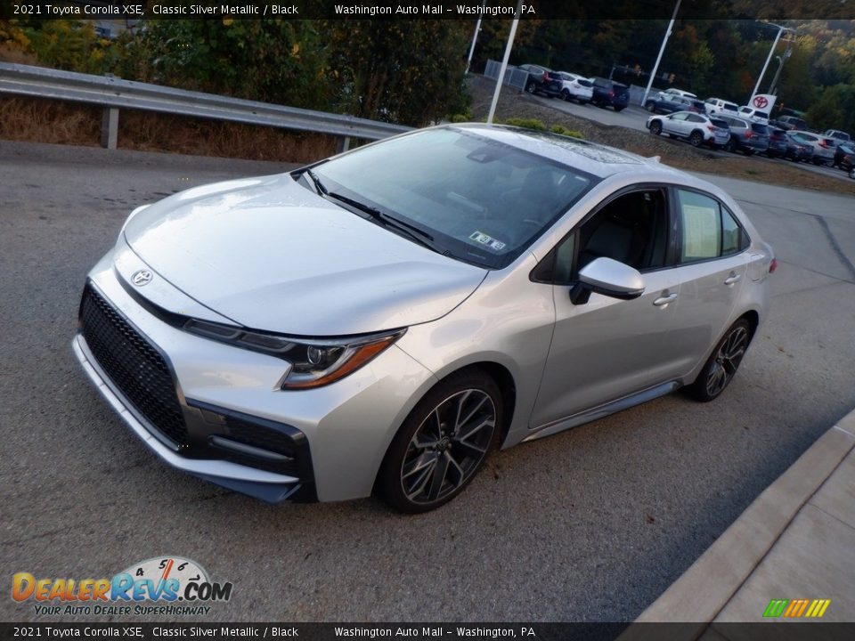 2021 Toyota Corolla XSE Classic Silver Metallic / Black Photo #5