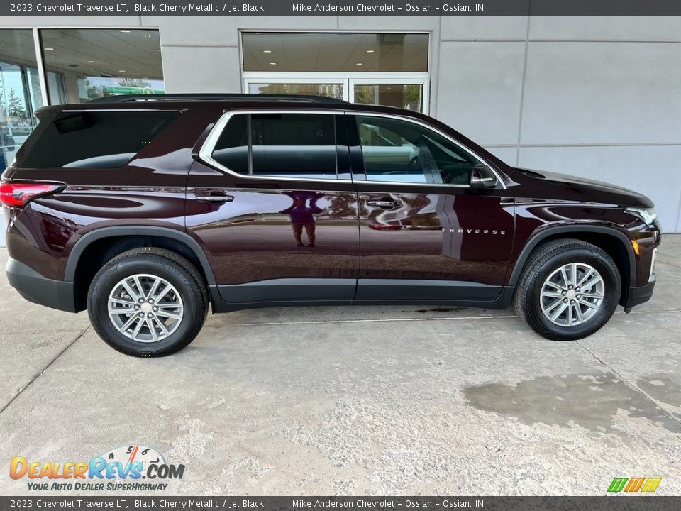 Black Cherry Metallic 2023 Chevrolet Traverse LT Photo #6