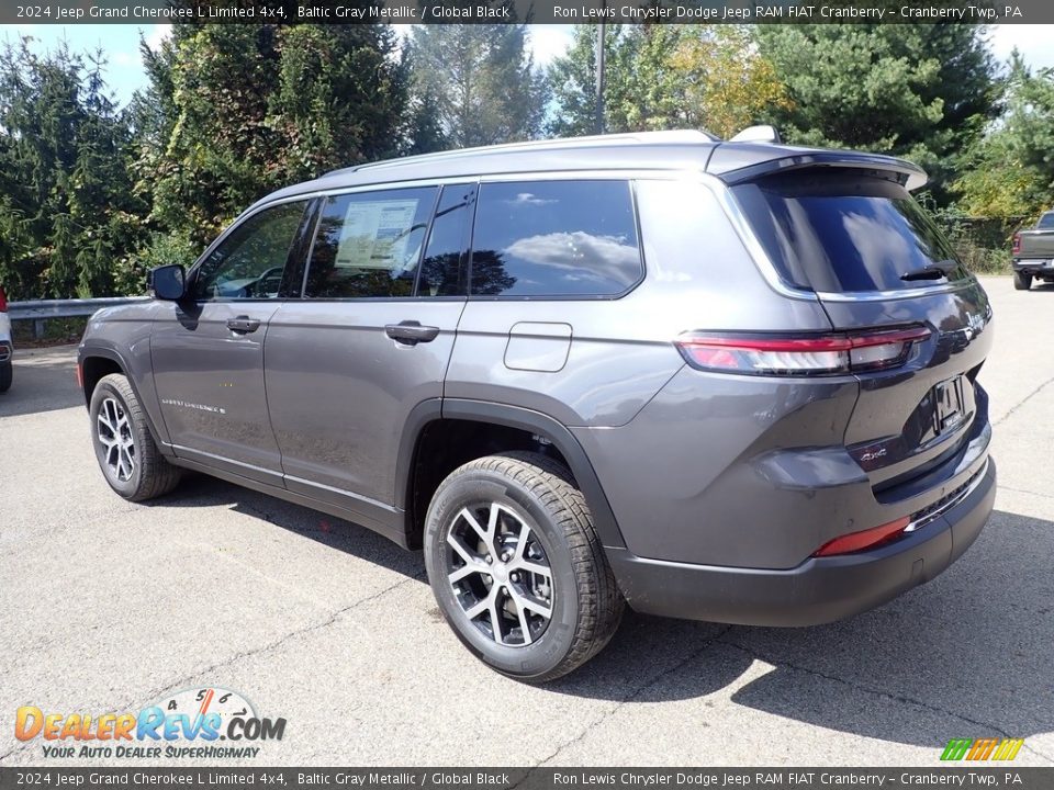 2024 Jeep Grand Cherokee L Limited 4x4 Baltic Gray Metallic / Global Black Photo #3