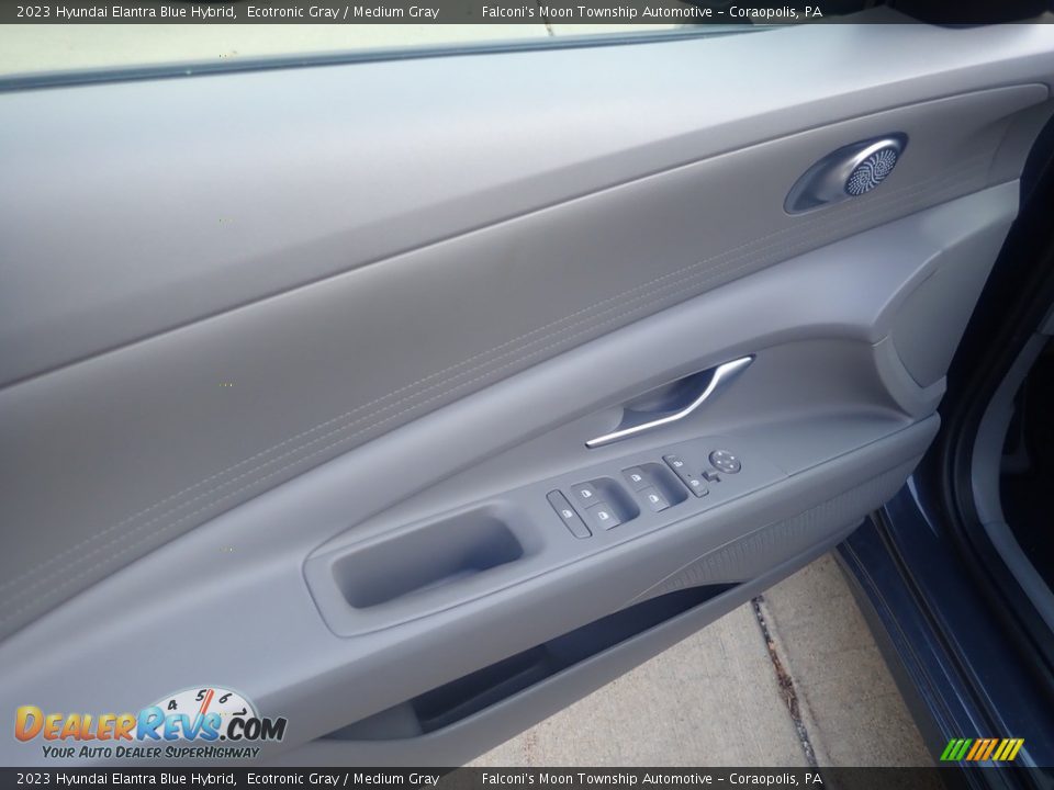 Door Panel of 2023 Hyundai Elantra Blue Hybrid Photo #14