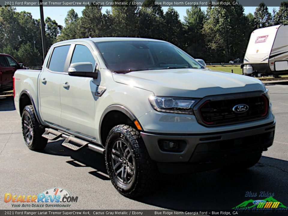 Cactus Gray Metallic 2021 Ford Ranger Lariat Tremor SuperCrew 4x4 Photo #8