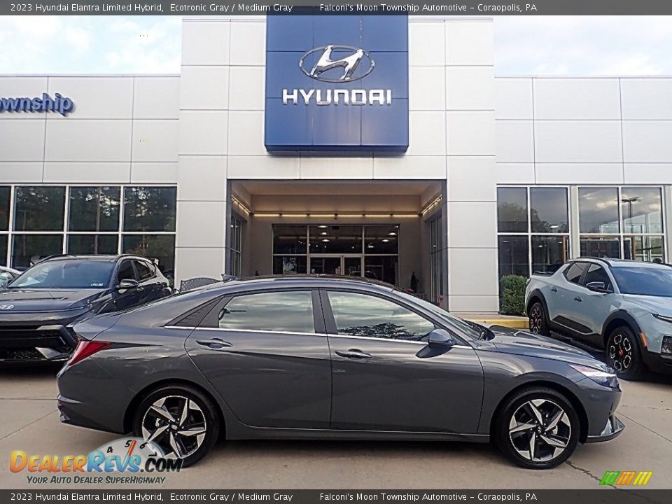 2023 Hyundai Elantra Limited Hybrid Ecotronic Gray / Medium Gray Photo #1