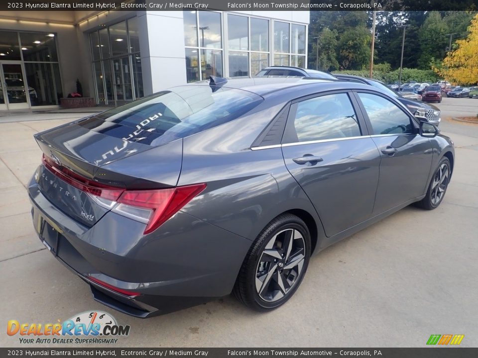 2023 Hyundai Elantra Limited Hybrid Ecotronic Gray / Medium Gray Photo #2