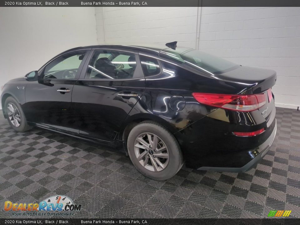 2020 Kia Optima LX Black / Black Photo #3