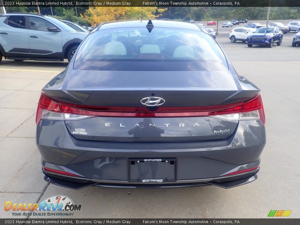 2023 Hyundai Elantra Limited Hybrid Ecotronic Gray / Medium Gray Photo #3