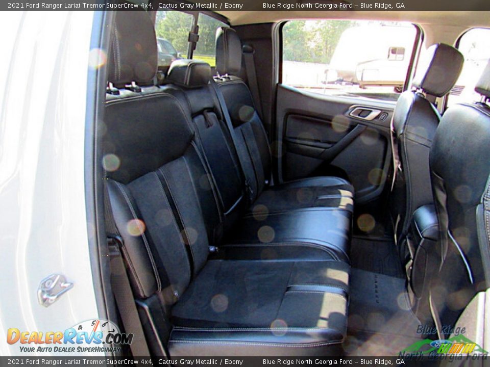 Rear Seat of 2021 Ford Ranger Lariat Tremor SuperCrew 4x4 Photo #13