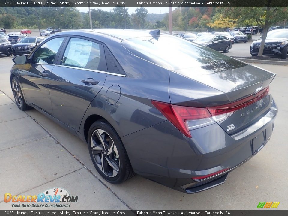 2023 Hyundai Elantra Limited Hybrid Ecotronic Gray / Medium Gray Photo #5