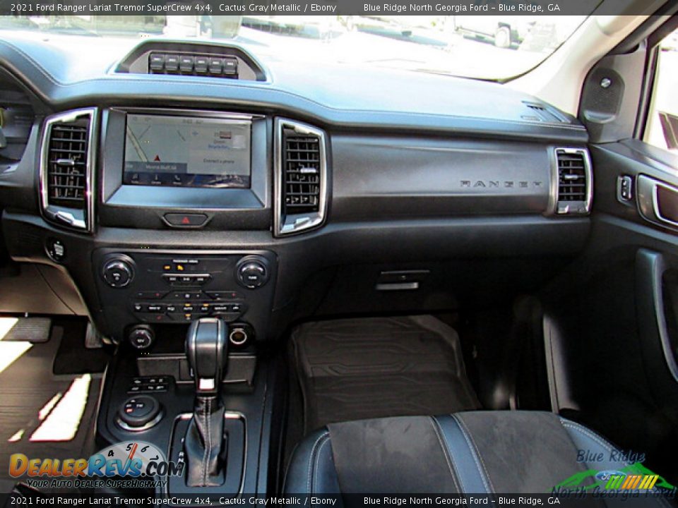 Dashboard of 2021 Ford Ranger Lariat Tremor SuperCrew 4x4 Photo #16