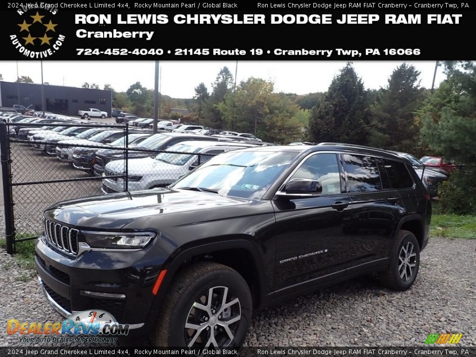 2024 Jeep Grand Cherokee L Limited 4x4 Rocky Mountain Pearl / Global Black Photo #1