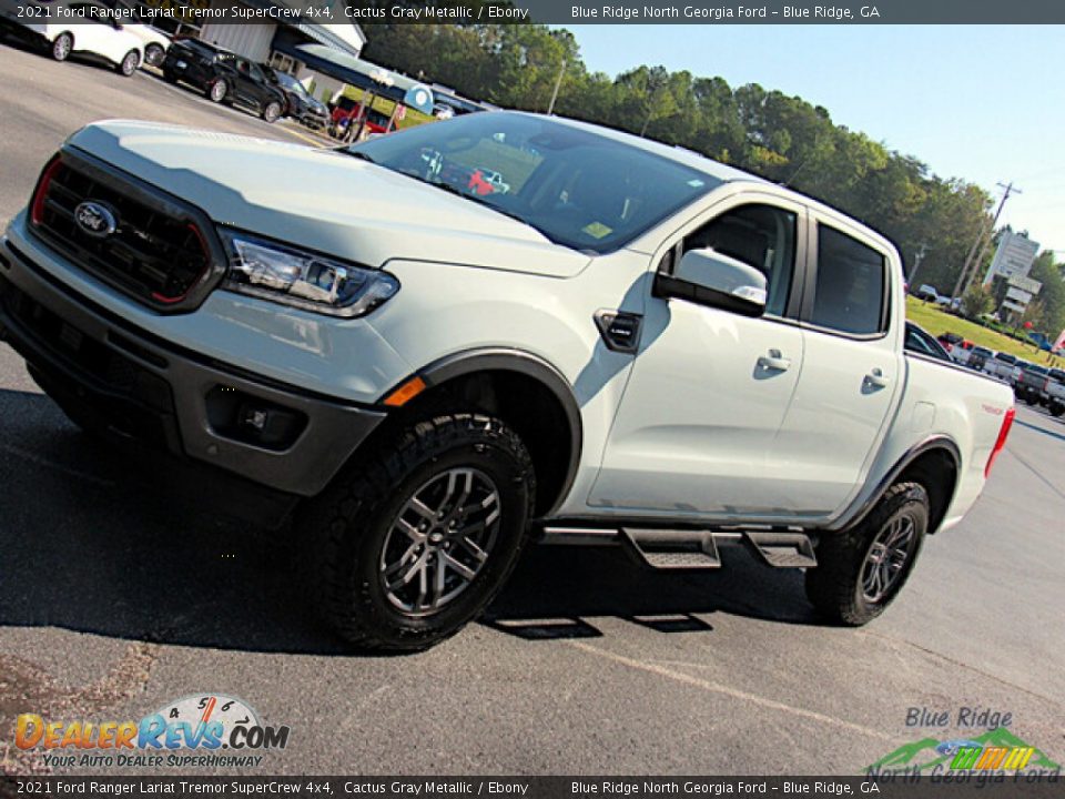 2021 Ford Ranger Lariat Tremor SuperCrew 4x4 Cactus Gray Metallic / Ebony Photo #25