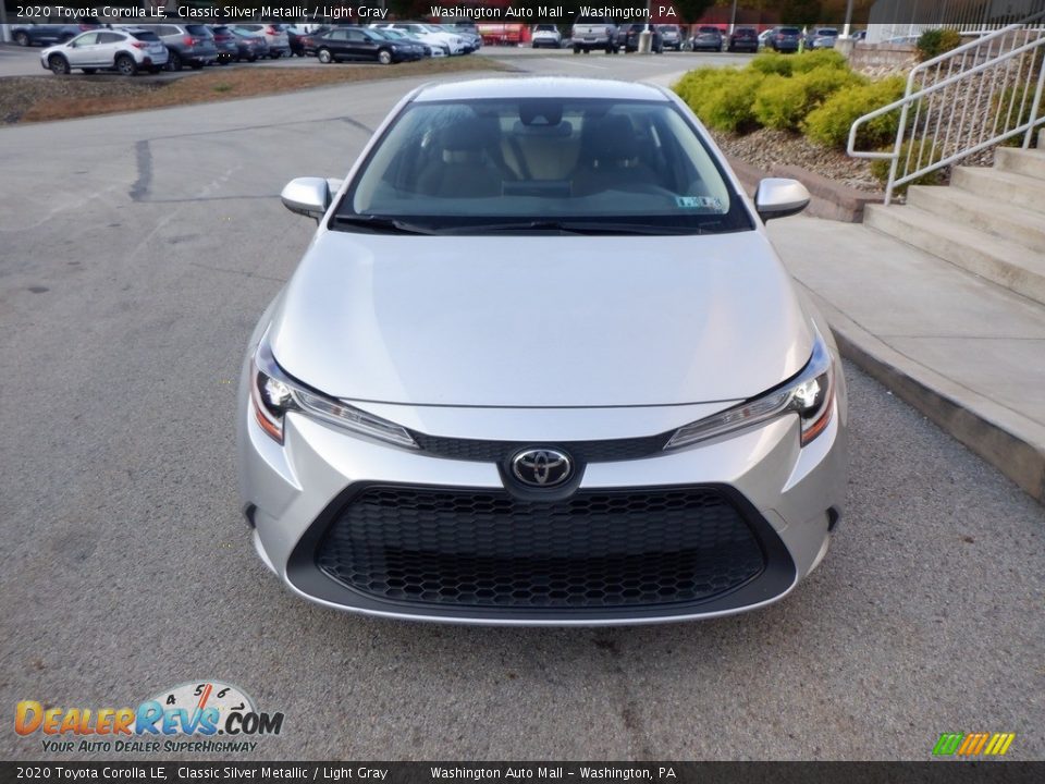 2020 Toyota Corolla LE Classic Silver Metallic / Light Gray Photo #3