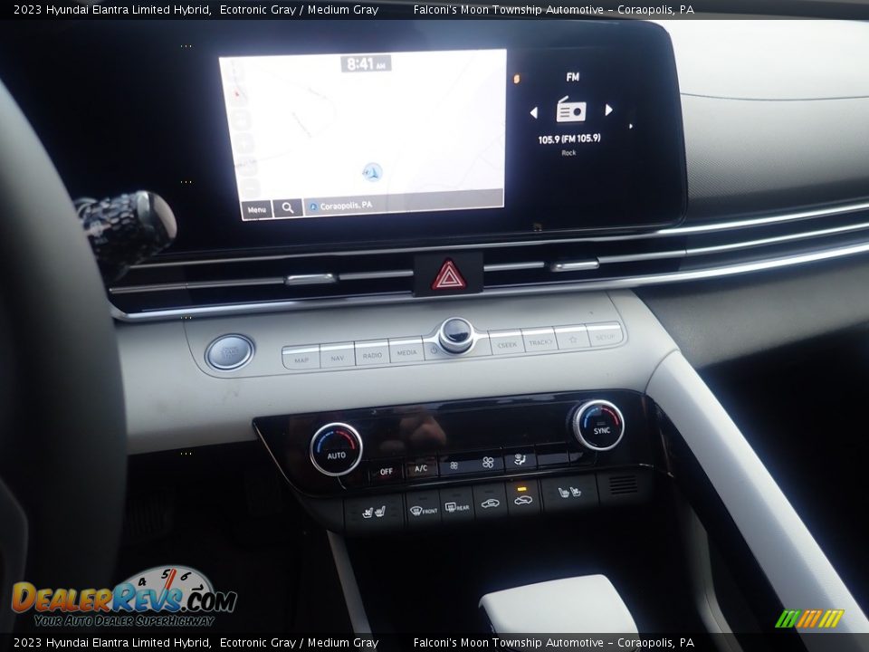2023 Hyundai Elantra Limited Hybrid Ecotronic Gray / Medium Gray Photo #17
