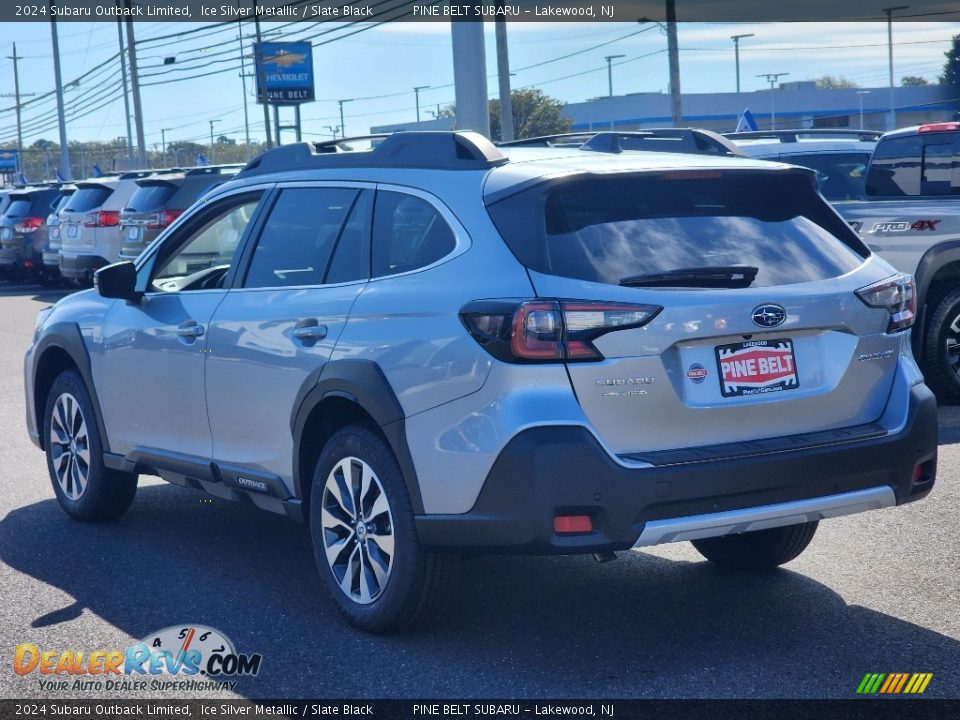 2024 Subaru Outback Limited Ice Silver Metallic / Slate Black Photo #4