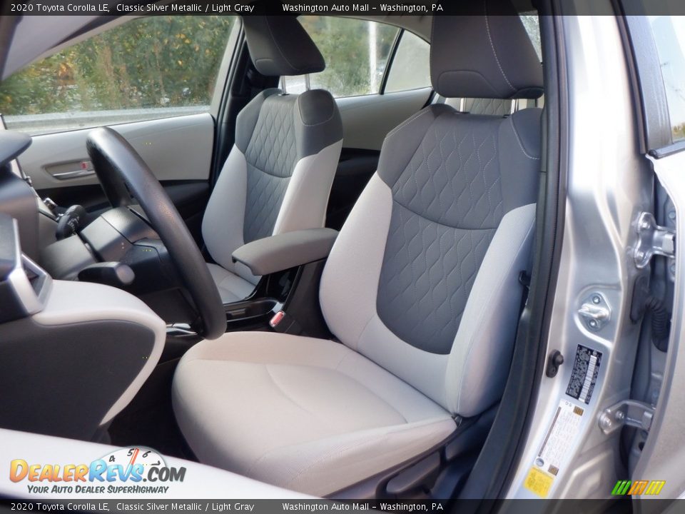 Front Seat of 2020 Toyota Corolla LE Photo #11