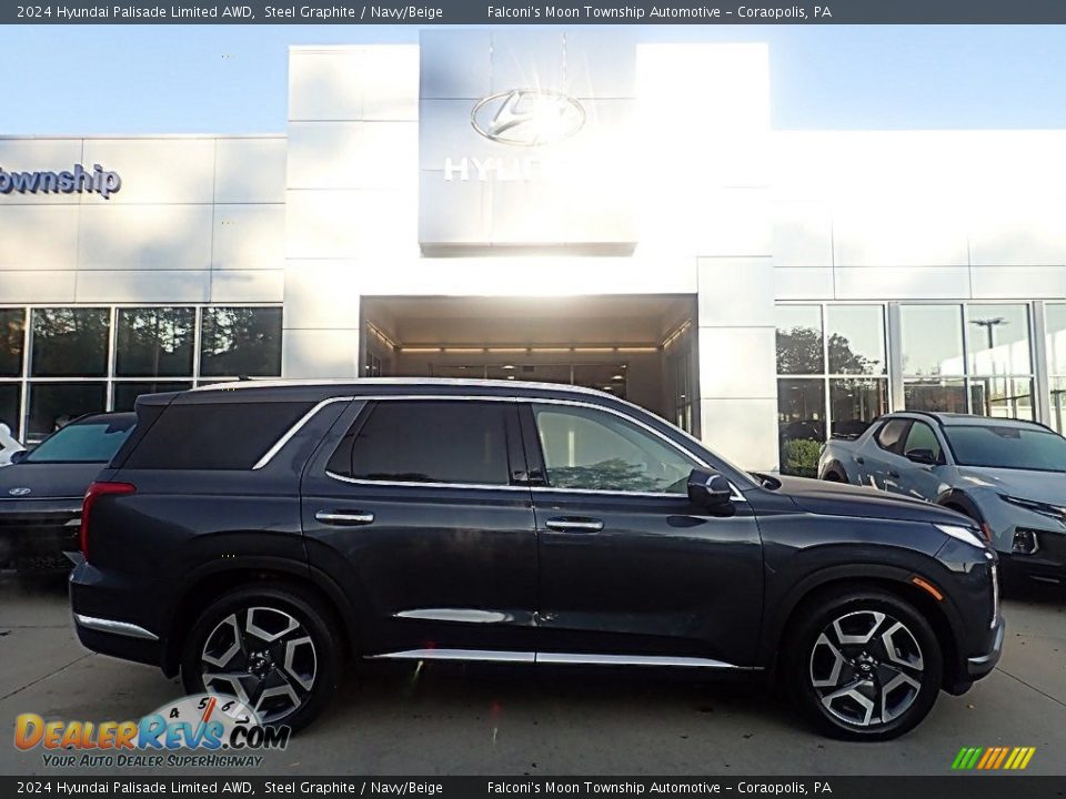 2024 Hyundai Palisade Limited AWD Steel Graphite / Navy/Beige Photo #1