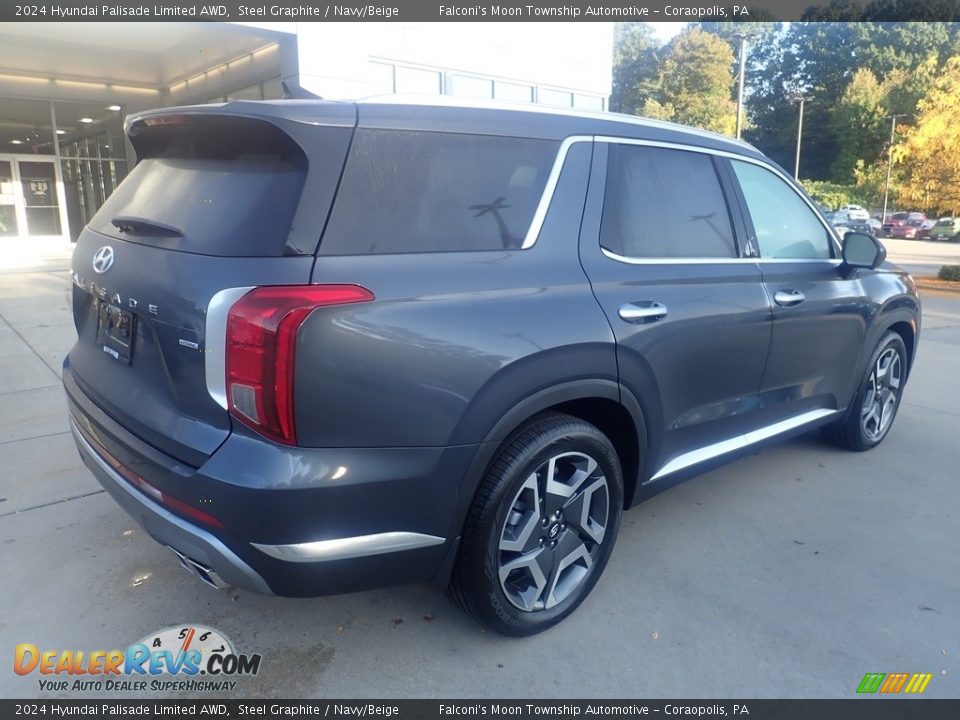 2024 Hyundai Palisade Limited AWD Steel Graphite / Navy/Beige Photo #2