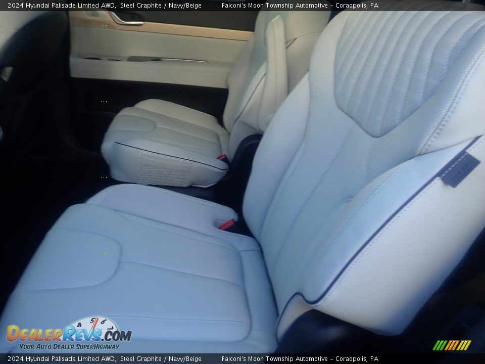 Rear Seat of 2024 Hyundai Palisade Limited AWD Photo #11