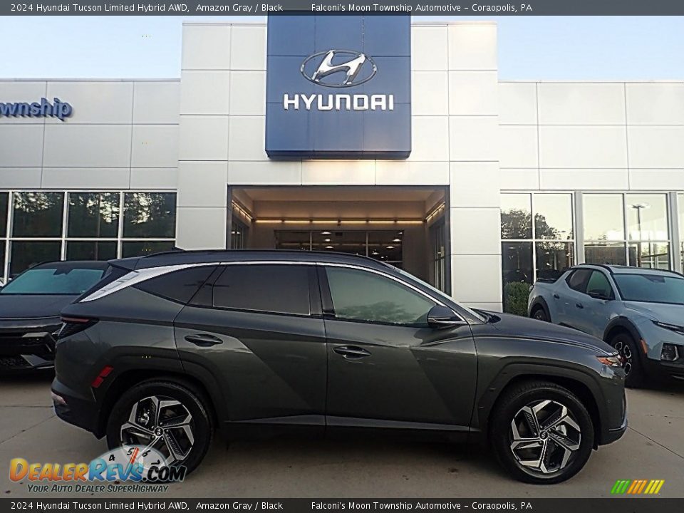 2024 Hyundai Tucson Limited Hybrid AWD Amazon Gray / Black Photo #1