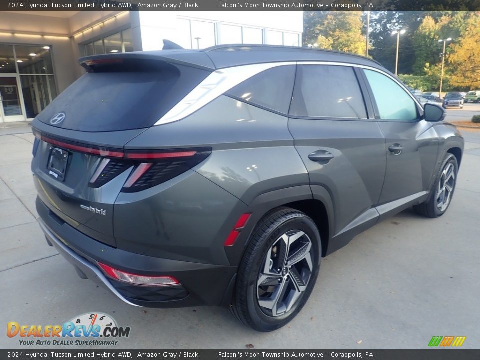 2024 Hyundai Tucson Limited Hybrid AWD Amazon Gray / Black Photo #2