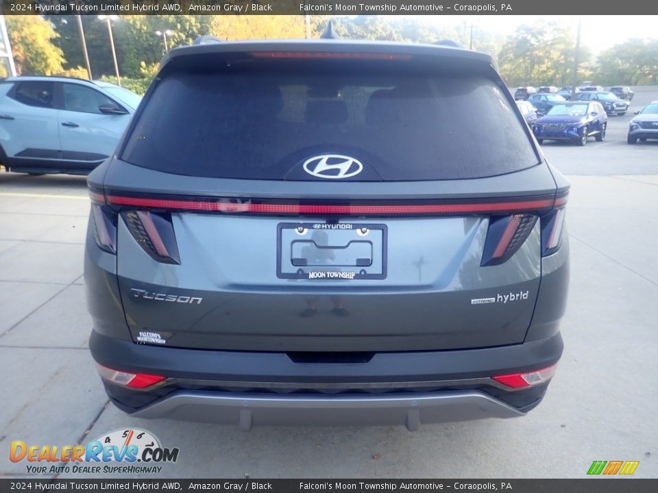 2024 Hyundai Tucson Limited Hybrid AWD Amazon Gray / Black Photo #3