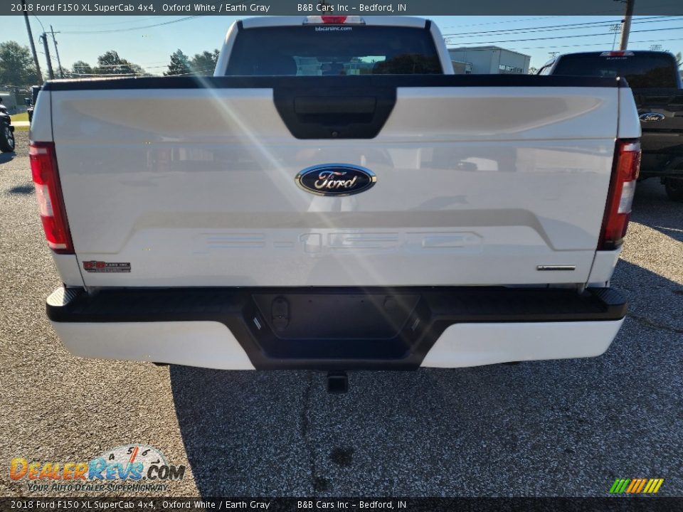 2018 Ford F150 XL SuperCab 4x4 Oxford White / Earth Gray Photo #20