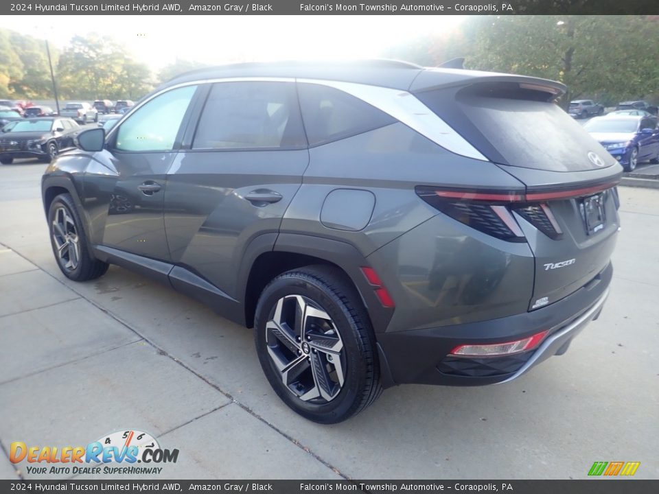 2024 Hyundai Tucson Limited Hybrid AWD Amazon Gray / Black Photo #5
