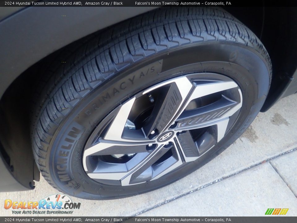 2024 Hyundai Tucson Limited Hybrid AWD Amazon Gray / Black Photo #10
