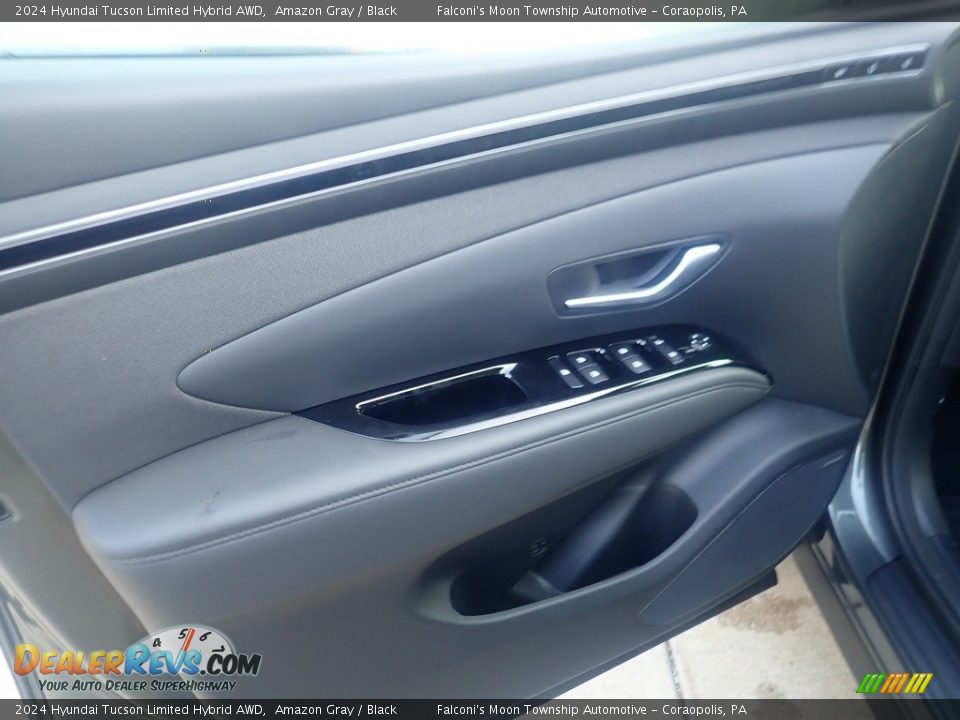 2024 Hyundai Tucson Limited Hybrid AWD Amazon Gray / Black Photo #14