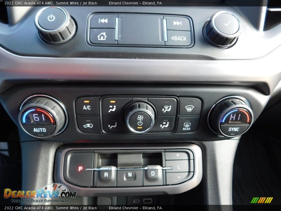 Controls of 2022 GMC Acadia AT4 AWD Photo #35