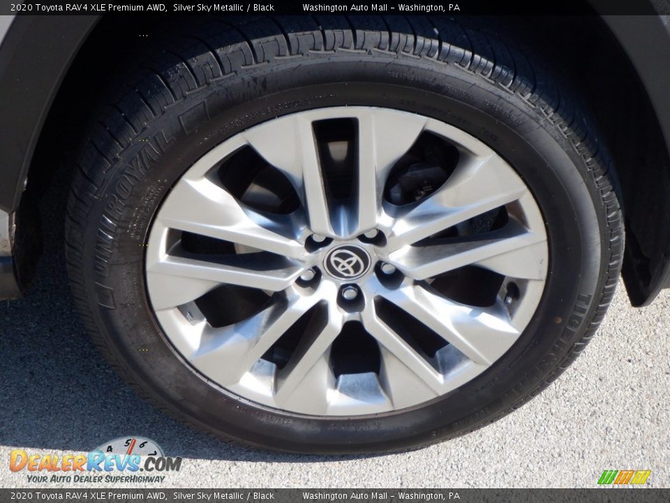 2020 Toyota RAV4 XLE Premium AWD Wheel Photo #4
