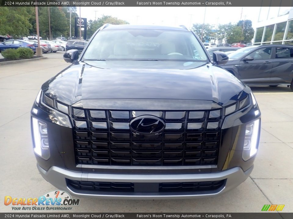 2024 Hyundai Palisade Limited AWD Moonlight Cloud / Gray/Black Photo #8