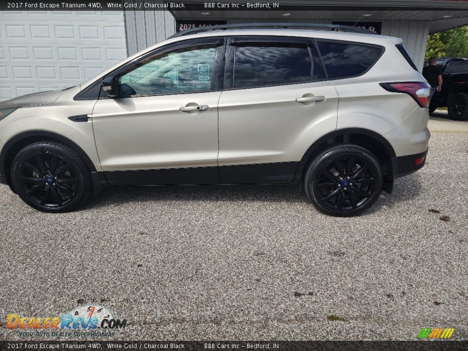 2017 Ford Escape Titanium 4WD White Gold / Charcoal Black Photo #2