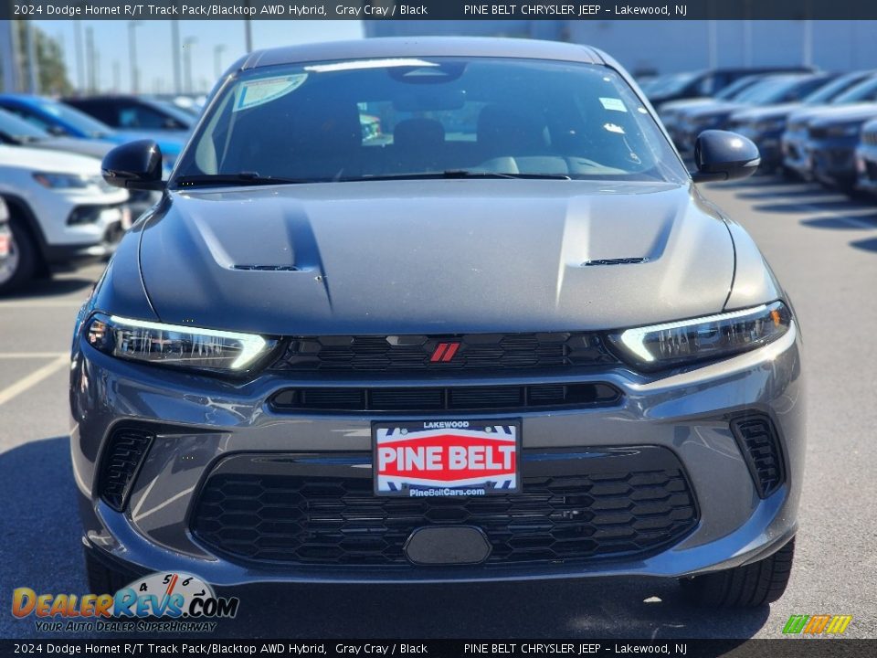 2024 Dodge Hornet R/T Track Pack/Blacktop AWD Hybrid Gray Cray / Black Photo #2