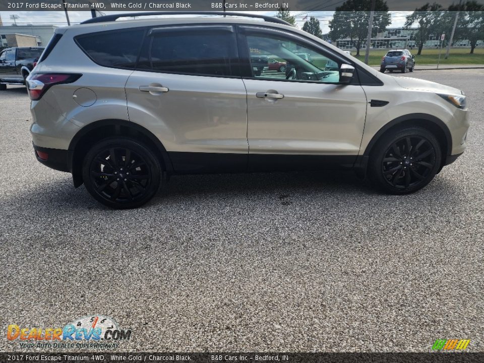 2017 Ford Escape Titanium 4WD White Gold / Charcoal Black Photo #6