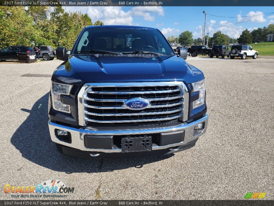 2017 Ford F150 XLT SuperCrew 4x4 Blue Jeans / Earth Gray Photo #3